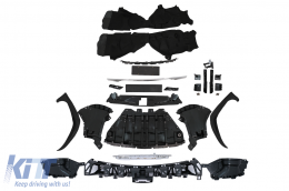 Kit carrosserie pour Mercedes Classe S W221 05-13 Conversion au design 2018 W222 Pare-chocs-image-6103387