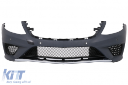 Kit Carrosserie pour Mercedes Classe S W222 2013-06.2017 S63 Design Grilles Inférieures Pare-chocs-image-6114447