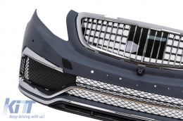 Kit carrosserie pour Mercedes Classe V W447 2014-03.2019 Luxury Design Pare-chocs Grille PDC-image-6102086