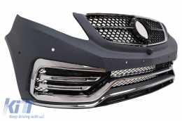 Kit carrosserie pour Mercedes Classe V W447 2014-03.2019 Pare-chocs Grilles PDC Diffuseur-image-6102071