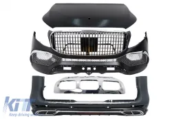 image-65-Kit carrosserie pour Mercedes Classe V W447 2014-2019 Grille Capot Pare-chocs