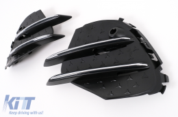 Kit carrosserie pour Mercedes Classe V W447 2014-03.2019 Pare-chocs Calandre inférieure Feux de jour LED-image-6127133