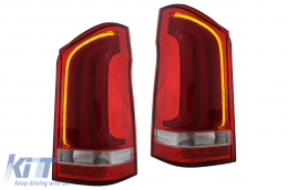 Kit carrosserie pour Mercedes Classe V W447 2014-03.2019 Pare-chocs Calandre inférieure Feux de jour LED-image-6127169