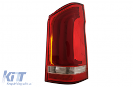 Kit carrosserie pour Mercedes Classe V W447 2014-03.2019 Pare-chocs Calandre inférieure Feux de jour LED-image-6127170