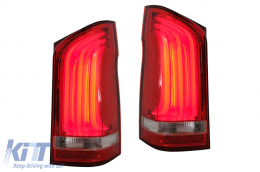 Kit carrosserie pour Mercedes Classe V W447 2014-03.2019 Pare-chocs Calandre inférieure Feux de jour LED-image-6127173