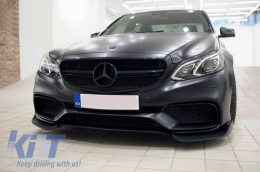 Kit Carrosserie pour Mercedes E W212 Facelift 13-16 Pare-Chocs E63 Design Noir Brillant-image-6043914