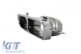 Kit Carrosserie pour Mercedes GLA X156 14-16 Embouts Silencieux Pare-chocs Marchepieds-image-6069612