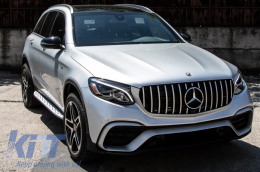 Kit carrosserie pour Mercedes GLC SUV X253 15-07.19 GLC63 Design Marchepieds Pare-chocs-image-6053661