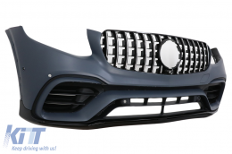 Kit carrosserie pour Mercedes GLC SUV X253 Standard 15-07.19 Grille de pare-chocs Passages de roue-image-6096802