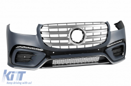 Kit Carrosserie pour Mercedes GLS SUV X167 2019-2023 Calandre Sport Line Pare-chocs-image-6114801