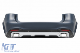 Kit Carrosserie pour Mercedes GLS SUV X167 2019-2023 Calandre Sport Line Pare-chocs-image-6114803