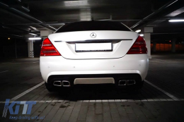 Kit carrosserie pour Mercedes S W221 LWB 05-13 Facelift Embouts silencieux Gril-image-6077135