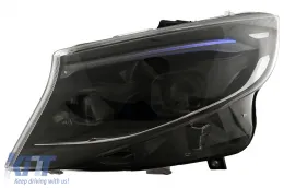 Kit Carrosserie pour Mercedes Vito 2020-2024 Pare-chocs Calandre Phares Feux arrière-image-6127155