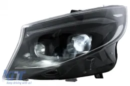 Kit Carrosserie pour Mercedes Vito 2020-2024 Pare-chocs Calandre Phares Feux arrière-image-6127159