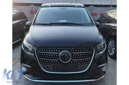 Kit Carrosserie pour Mercedes Vito 2020-2024 Pare-chocs Calandre Phares Feux arrière-image-6127368