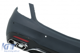 Kit Carrosserie pour Mercedes W222 Facelift 13-08.20 Échappement Pare-Choc S63 Look-image-6108291