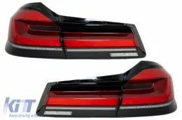 Kit carrosserie pour pare-chocs BMW Série 5 G30 17-19 Feux Calandre M5 LCI Design 2020-image-6114433