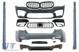 Kit carrosserie pour pare-chocs BMW Série 5 G30 17-19 Feux Calandre M5 LCI Design 2020-image-6114435