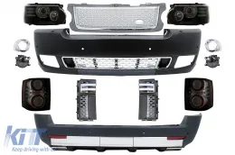 image-46-Kit carrosserie pour Range Rover Vogue L322 2010-2012 Autobiography Design Pare-chocs Phares Calandre