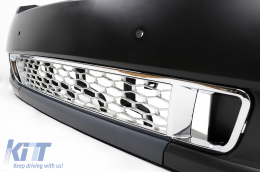Kit carrosserie pour Range Rover Vogue L322 2010-2012 Autobiography Design Pare-chocs Phares Calandre-image-6109529