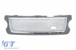 Kit carrosserie pour Range Rover Vogue L322 2010-2012 Autobiography Design Pare-chocs Phares Calandre-image-6109532