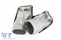 Kit carrosserie pour Range Rover Vogue L322 2010-2012 Autobiography Design Pare-chocs Phares Calandre-image-6109544