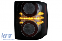 Kit carrosserie pour Range Rover Vogue L322 2010-2012 Autobiography Design Pare-chocs Phares Calandre-image-6109586