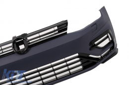 Kit carrosserie pour VW Golf 7 2013-2017 7.5 R Design Pare-chocs Grille Jupes Latérales-image-6106428