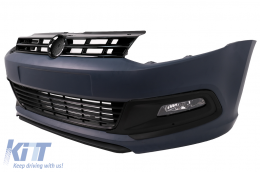 Kit carrosserie pour VW Polo 6R 09+ Pare-chocs Jupes R-Line Design-image-56441