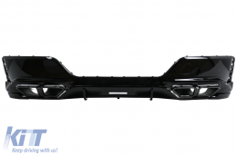 Kit Carrozzeria Aerodinamico per BMW Serie 7 G70 M-Tech 2022+ Design Black Knight Diffusore-image-6112754