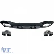 Kit carrozzeria paraurti diffusore posteriore griglia radiatore adatto per Mercedes W177 con A Design-Line-image-6211061