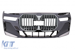 Kit Carrozzeria Paraurti per BMW Serie 7 F01 08-15 Conversione G70 Look Fari Cofano-image-6107613