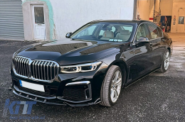 Kit Carrozzeria Paraurti per BMW Serie 7 F01 08-15 Conversione G70 Look Fari Cofano-image-6126984