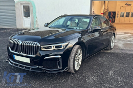 Kit Carrozzeria Paraurti per BMW Serie 7 F01 08-15 Conversione G70 Look Fari Cofano-image-6126985