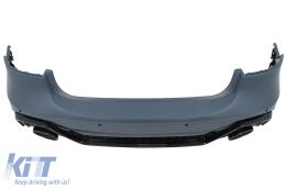 Kit carrozzeria per Audi A7 4K8 2018-2021 RS Design Paraurti Minigonne Laterali Scarico-image-6112964