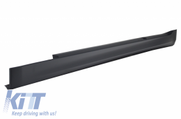 Kit Carrozzeria per BMW 5 G30 Limousine 2017-2019 M-Tech Look Paraurti Minigonne Laterali Griglie-image-6051370