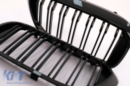 Kit Carrozzeria per BMW 5 G30 Limousine 2017-2019 M-Tech Look Paraurti Minigonne Laterali Griglie-image-6051379