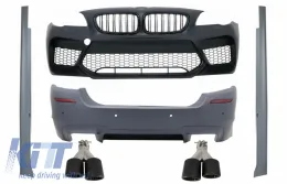 image-22-Kit carrozzeria per BMW 5er F10 11-17 Paraurti Minigonne Punte Carbon M5 Look