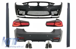 image-33-Kit carrozzeria per BMW F30 11-19 Fanali LED EVO II M3 CS Style Punte Scarico