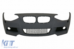 Kit Carrozzeria per BMW Serie 1 F20 2011-2014 Minigonne laterali M-Tech Look con diffusore paraurti-image-6021747
