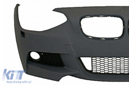 Kit Carrozzeria per BMW Serie 1 F20 2011-2014 Minigonne laterali M-Tech Look con diffusore paraurti-image-6113968