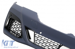 Kit Carrozzeria per BMW Serie 5 G30 LCI 2020+ MT Look Griglia inferiore Minigonne laterali Paraurti-image-6102835