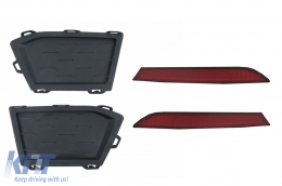 Kit Carrozzeria per BMW Serie 5 G30 LCI 2020+ MT Look Griglia inferiore Minigonne laterali Paraurti-image-6112696