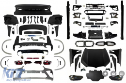 Kit carrozzeria per BMW X5 E70 2007-2013 Conversione X5M 2024 design Paraurti-image-6106148