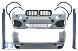 image-13-Kit Carrozzeria per BMW X5 F15 2013-2018 M-Tech Design Paraurti Griglie Scarico