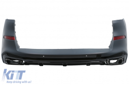 Kit carrozzeria per BMW X5 G05 2018-2022 M-Tech Look Paraurti Passaruota Punte di scarico-image-6112652