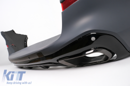 Kit carrozzeria per BMW X5 G05 2018-2022 M-Tech Look Paraurti Passaruota Punte di scarico-image-6112656