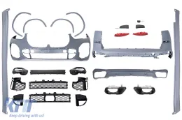 image-34-Kit carrozzeria per BMW X5 G05 2018-2022 M-Tech Look Paraurti Passaruota Punte di scarico