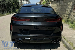 Kit carrozzeria per BMW X6 G06 2018-2022 X6M Design Paraurti Suggerimenti per la marmitta di scarico-image-6111601