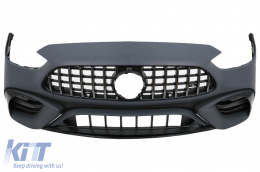 Kit Carrozzeria per Mercedes Classe C W206 S206 Sport Line 2021+ Griglia Paraurti C63 Look-image-6111455